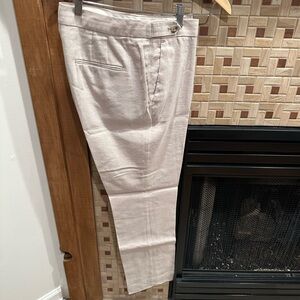 Ann Taylor Factory cream dress pants. Size 8